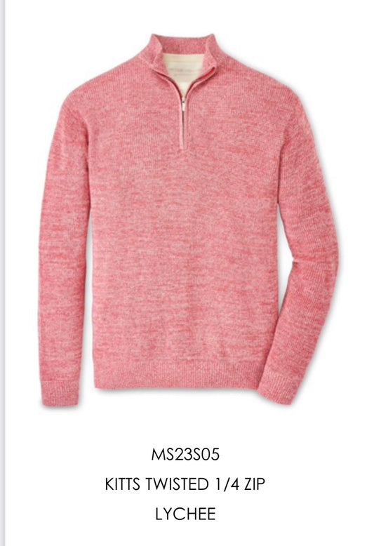 Peter Millar Kitts Twisted 1/4 Zip
