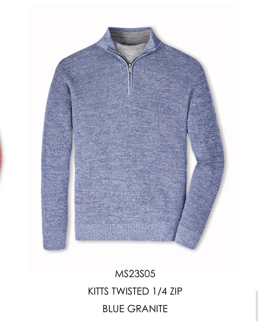 Peter Millar Kitts Twisted 1/4 Zip